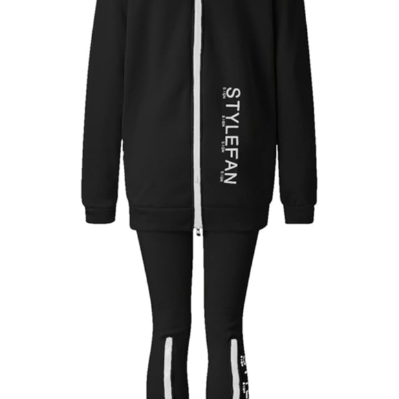 Stylefan Fashion Swag Tracksuit with Hood Full Zip Back Brand New Small - Picture 3 of 3